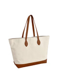 Summer Canvas Splicing Shoulder Tote Bags