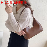 Small Shoulder Bag PU Leather Casual Handbag for Women