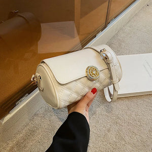 Women's Crossbody Bag with Wide Strap Zip Shoulder Handbag