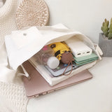 Women's Canvas Tote Bag Soft Messenger Crossbody Shoulder Bags