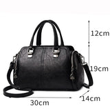Women's Soft Leather Handbag Large Capacity Shoulder Bag