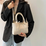 Women's Woven Shoulder Bag PU Leather Messenger Totes Handbags