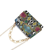 Serpentine Chain Crossbody Bag Small Handbag Top-handle Purse