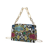 Serpentine Chain Crossbody Bag Small Handbag Top-handle Purse