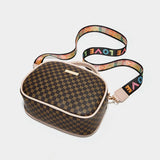 Women's PU Leather Tote Shoulder Bag for Students