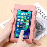 Women's Touch Screen Crossbody Cell Phone Purse