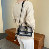 Women's Lingge Handbag Purse Shoulder Bag