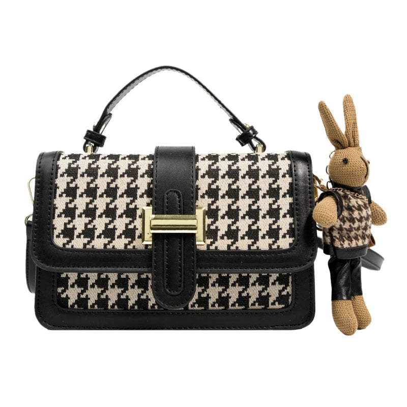 Women's Lingge Handbag Purse Shoulder Bag