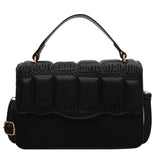 Women's Choker Shoulder Bag French Simplicity Pleated Crossbody