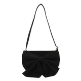 Women's Retro Bow Shoulder Bag Small Square Bag