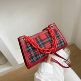 Women's Chain Shoulder Messenger Bag Lock Handbags