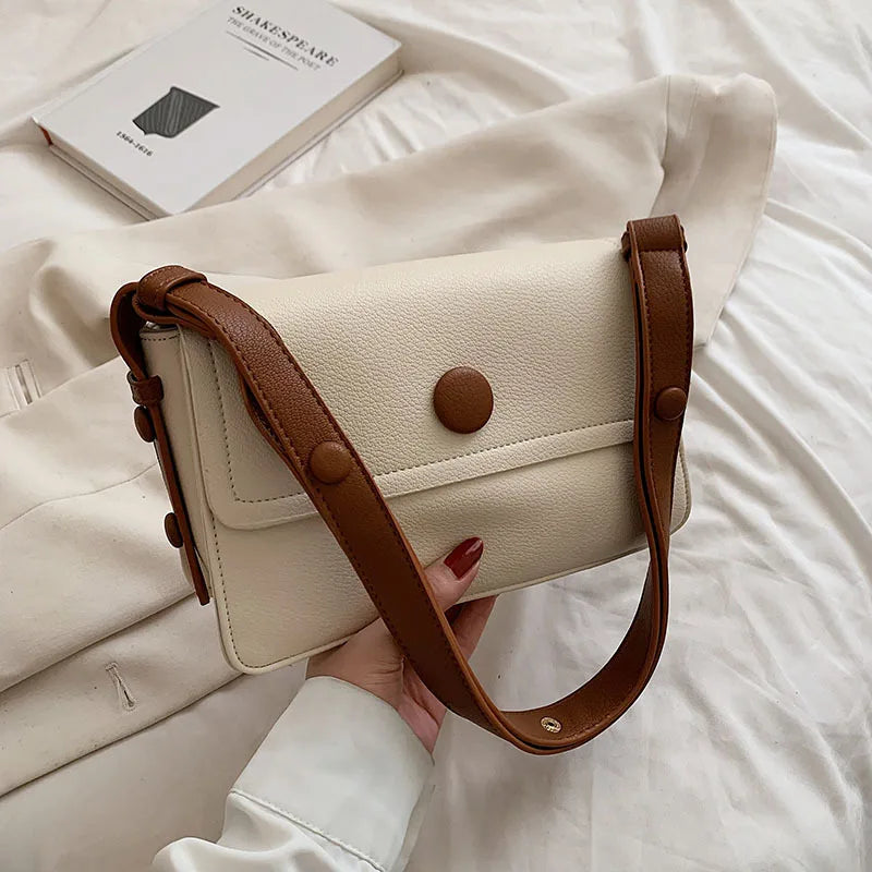 Women's Cross-Body Bag Autumn Winter Literary Single-Shoulder Bag