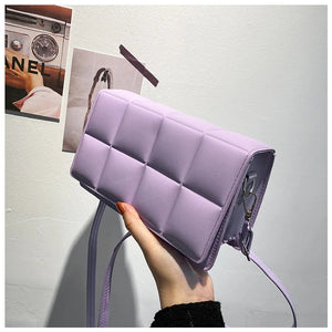 Women's Plaid Shoulder Bag Messenger Handbag