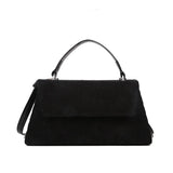 Corduroy Crossbody Bag Retro Small Square Bag for Women