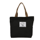 Canvas Large Capacity Casual Handbag for Women Top Handle Shopper Bags