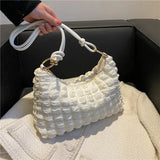 Women's Casual Plaid Cloth Shoulder Bag Large Capacity
