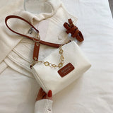Women's Crossbody Bag Chains Shoulder Pillow Bags