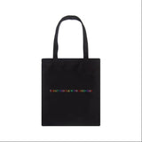 Women's Casual Canvas Shoulder Bag Large Capacity Harajuku Print Handbag