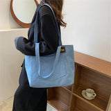 Canvas Tote Shoulder Bags for Women Casual Large Capacity Handbags