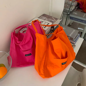 Women's Canvas Shoulder Handbag Large Capacity Tote