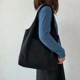 Large Capacity Canvas Shoulder Bag Harajuku Tote