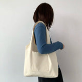 Large Capacity Canvas Shoulder Bag Harajuku Tote