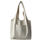 Women's Large Capacity Canvas Shoulder Bag Shopper Handbag