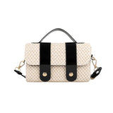 Women's Shoulder Bag Autumn Winter Contrast Portable Crossbody Casual Square Bag