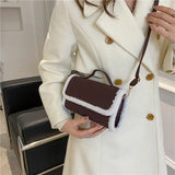 Women's Plush Winter Crossbody Camera Bag