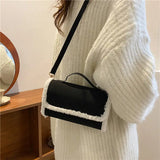 Women's Plush Winter Crossbody Camera Bag