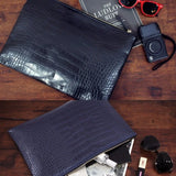 Crocodile Pattern Clutch Dinner Bag Envelope Package Women's Bag