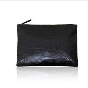Crocodile Pattern Clutch Dinner Bag Envelope Package Women's Bag