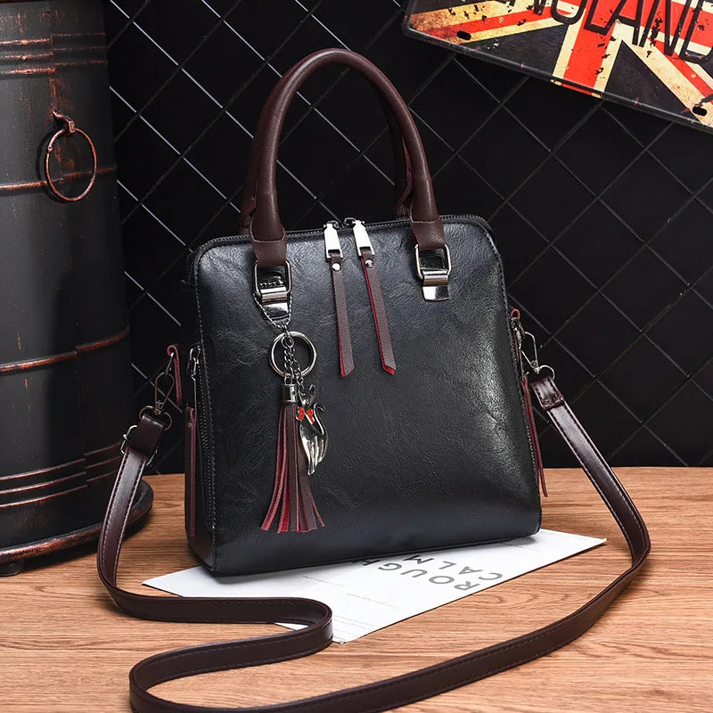 Fall Retro Women's Handbag Large Capacity Crossbody Bag