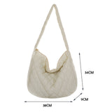 Women's Lattice Solid Cloud Shoulder Bag Quilted Autumn Winter Handbags