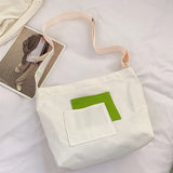 Canvas Crossbody Large Capacity Tote Bags Handbags For Women