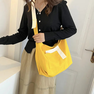 Canvas Crossbody Large Capacity Tote Bags Handbags For Women