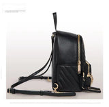 Quilted Chain Backpack for Women, Versatile Travel Bag with Pocket