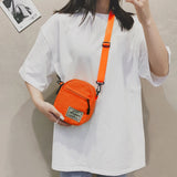 Women's Canvas Patchwork Crossbody Shoulder Messenger Bag