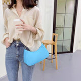 Women's Chain Shoulder Pouch Nylon Top-handle Clutches