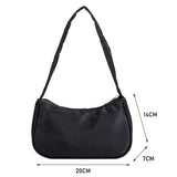 Women's PU Leather Shoulder Bag Casual Small Handbag
