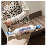 Canvas Rabbit Shoulder Bag Candy Color Messenger