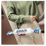 Canvas Rabbit Shoulder Bag Candy Color Messenger