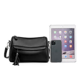 Women's Leather Shoulder Bag High Messenger Bag Real Cowhide Crossbody Bag