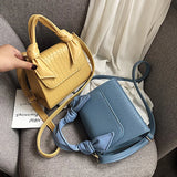 Stone Grain Messenger Bag Casual Shoulder Small Square Bag