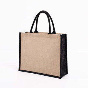 Personalised Radiant Jute Recycle Tote Shopping Bag