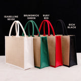 Personalised Radiant Jute Recycle Tote Shopping Bag
