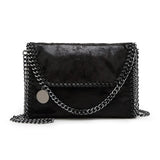 Women's Casual Chain One-Shoulder Messenger Bag Lady Small Flap Cross Body Bags
