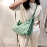 Women's Large Capacity PU Leather Handbag Shoulder Crossbody Tote