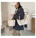 Large Capacity Shoulder Bags High Pu Leather Handbags And Purse Female