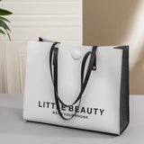 Women's Large Capacity PU Leather Handbags Retro Tote Bags